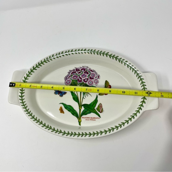 PORTMEIRION Botanic Garden Oval Serving Platter Sweet William - Picture 7 of 9